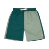 Gestreepte zwemshort - Board shorts kids dark sea/green